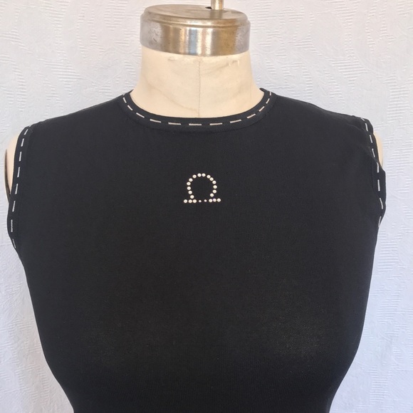 Salvatore Ferrangamo M black sweater twinset EUC - Picture 9 of 13